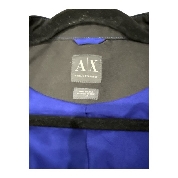 AX Armani Exchange Women’s size M Moto Biker Jacket Black - Picture 11 of 11